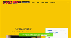 Desktop Screenshot of probike.it