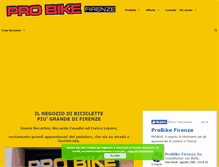 Tablet Screenshot of probike.it